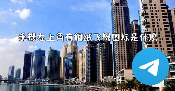 手機左上角有個纸飞機图标是什麼