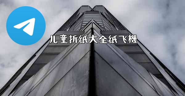 儿童折纸大全纸飞機