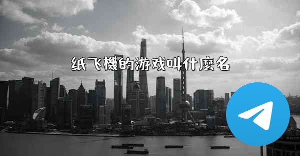 纸飞機的游戏叫什麼名