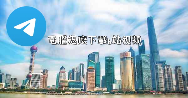 電腦怎麼下載b站视频