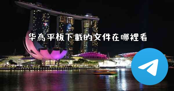 华為平板下載的文件在哪裡看