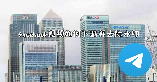 facebook视频如何下載并去除水印