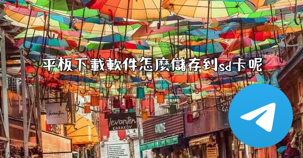 平板下載軟件怎麼儲存到sd卡呢