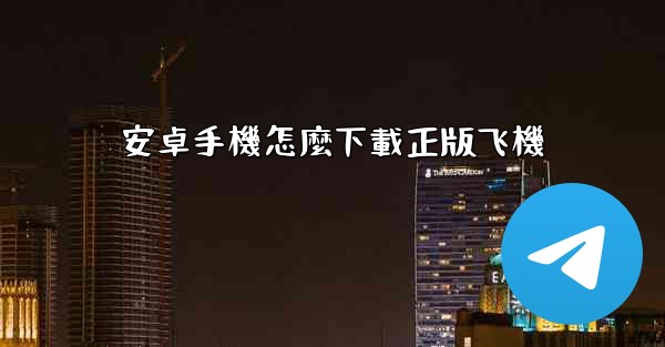 安卓手機怎麼下載正版飞機