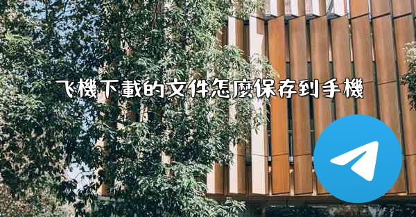 飞機下載的文件怎麼保存到手機