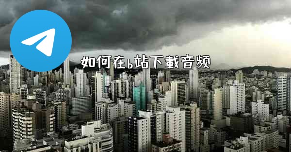 如何在b站下載音频