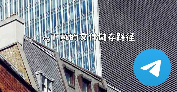 tg下載的文件儲存路径