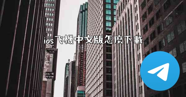 ios飞機中文版怎麼下載