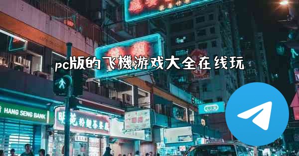 pc版的飞機游戏大全在线玩