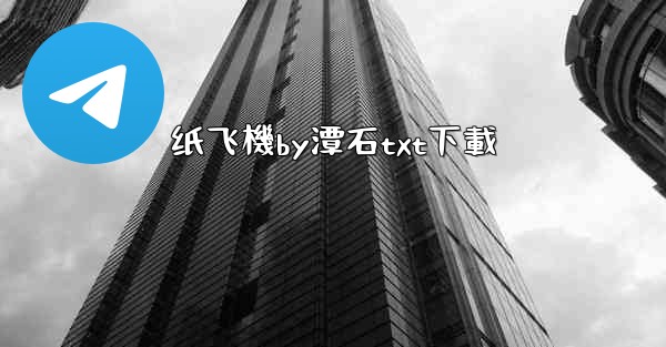 纸飞機by潭石txt下載