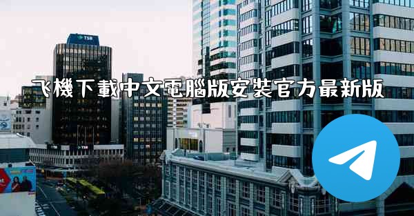 飞機下載中文電腦版安裝官方最新版