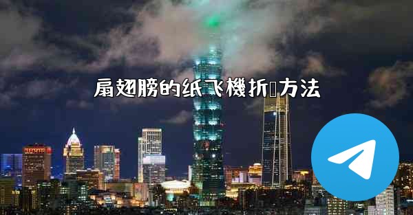 扇翅膀的纸飞機折叠方法