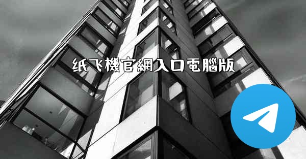 纸飞機官網入口電腦版