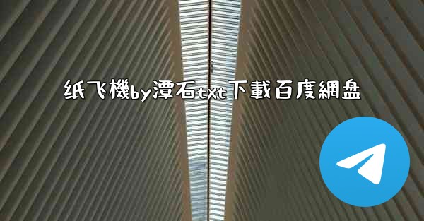 纸飞機by潭石txt下載百度網盘