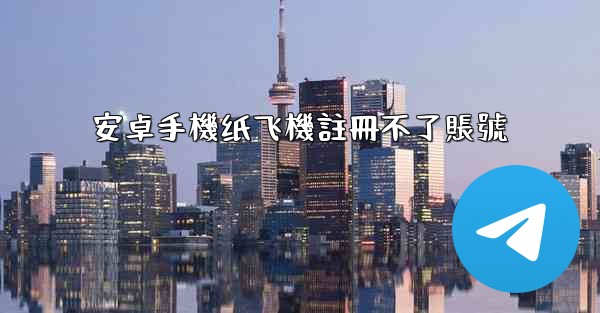 安卓手機纸飞機註冊不了賬號
