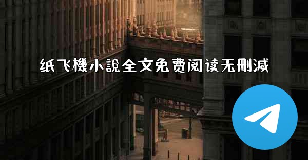 纸飞機小說全文免费阅读无刪減