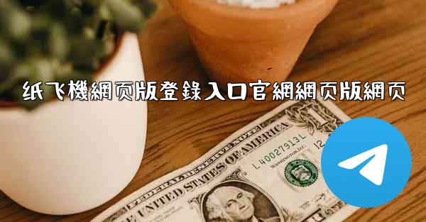纸飞機網页版登錄入口官網網页版網页
