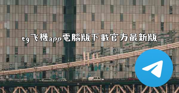 tg飞機app電腦版下載官方最新版