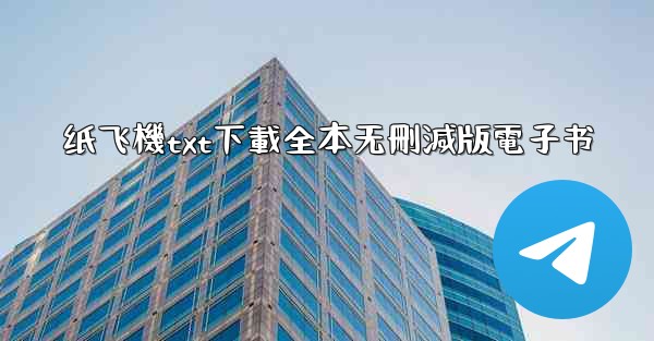 纸飞機txt下載全本无刪減版電子书