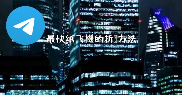 <b>最快纸飞機的折叠方法</b>