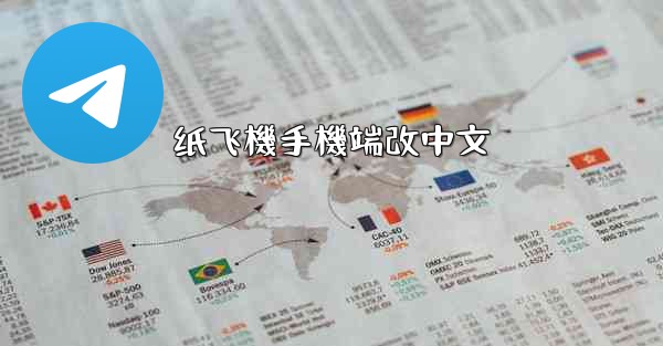 纸飞機手機端改中文