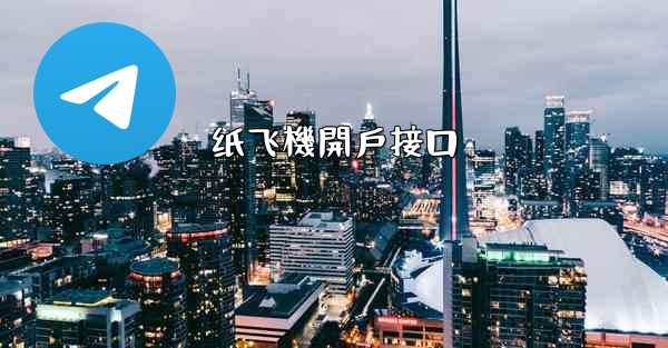 纸飞機開戶接口