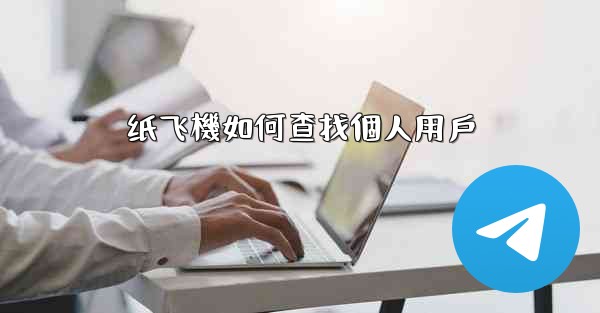 纸飞機如何查找個人用戶