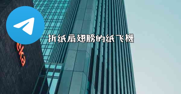 折纸扇翅膀的纸飞機