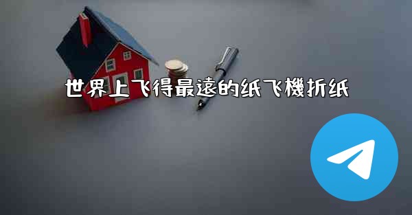 世界上飞得最遠的纸飞機折纸