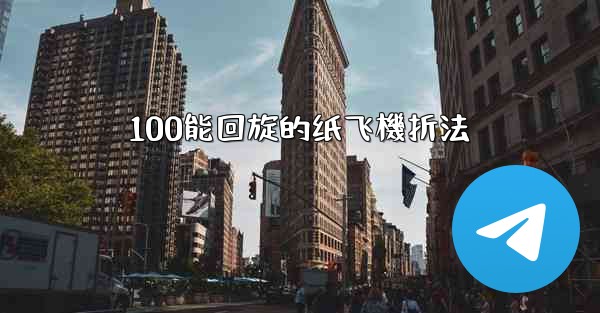 <b>100能回旋的纸飞機折法</b>