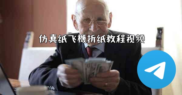 仿真纸飞機折纸教程视频