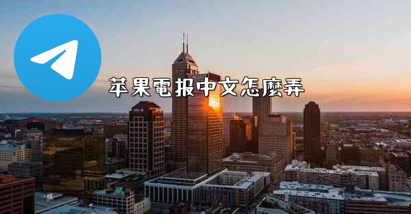 苹果電报中文怎麼弄