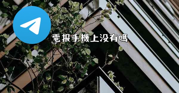 電报手機上没有嗎