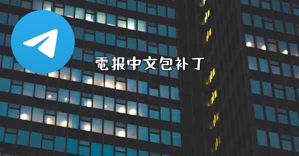 電报中文包补丁