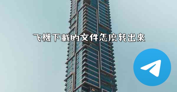 飞機下載的文件怎麼转出來