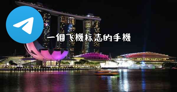 一個飞機标志的手機
