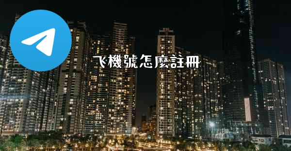 飞機號怎麼註冊