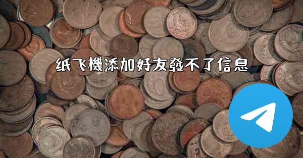 <b>纸飞機添加好友發不了信息</b>