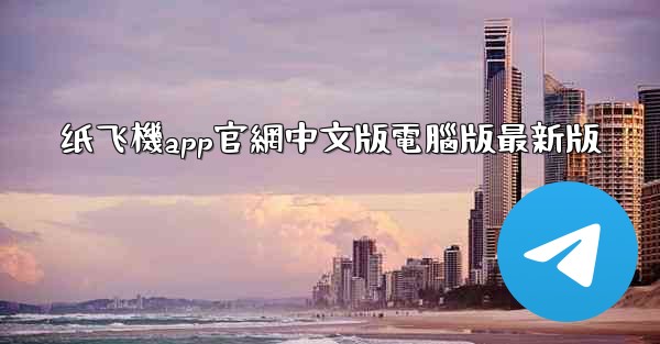 纸飞機app官網中文版電腦版最新版