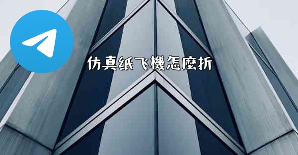 仿真纸飞機怎麼折