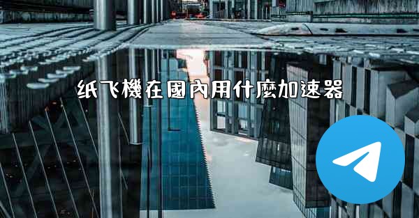 纸飞機在國內用什麼加速器