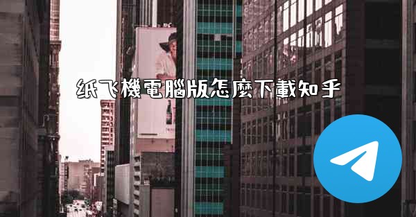 纸飞機電腦版怎麼下載知乎