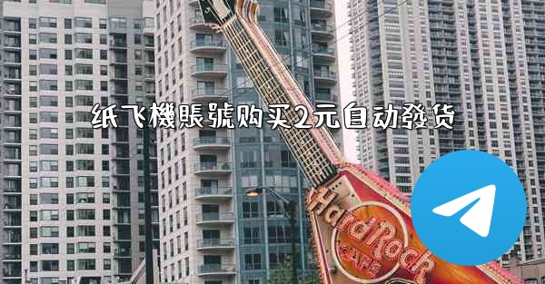 纸飞機賬號购买2元自动發货