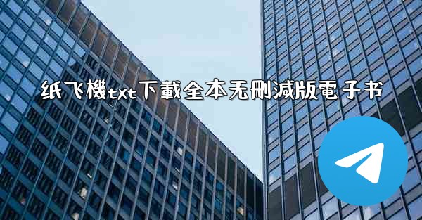 纸飞機txt下載全本无刪減版電子书