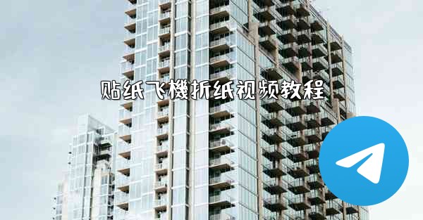 贴纸飞機折纸视频教程