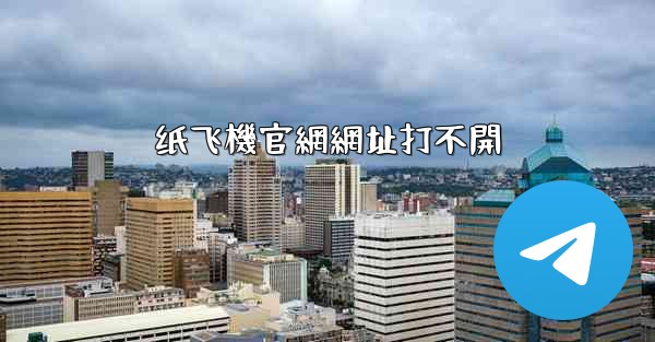 纸飞機官網網址打不開