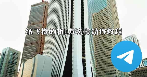 纸飞機的折叠方法慢动作教程