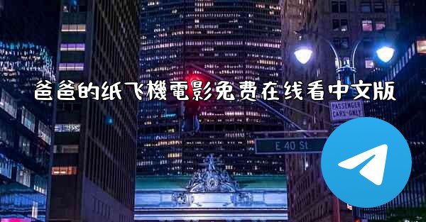 爸爸的纸飞機電影免费在线看中文版