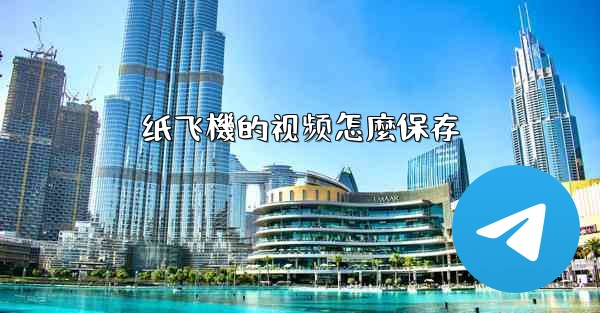 纸飞機的视频怎麼保存