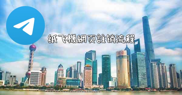 纸飞機網页註销流程